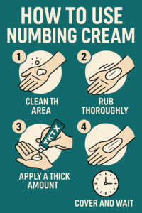 How to Apply TKTX Best Numbing Cream